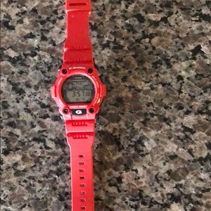 G Shock men’s red watch